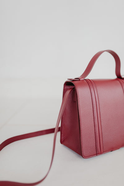 Mini Briefcase Doublé | Ruby Glow