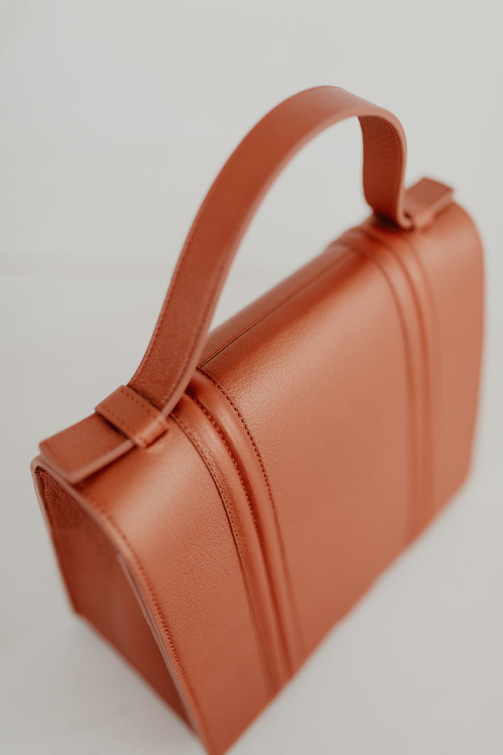 Mini Briefcase Doublé | Rust Glow