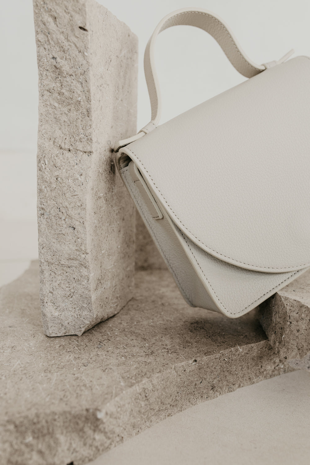Micro Briefcase | White Structured