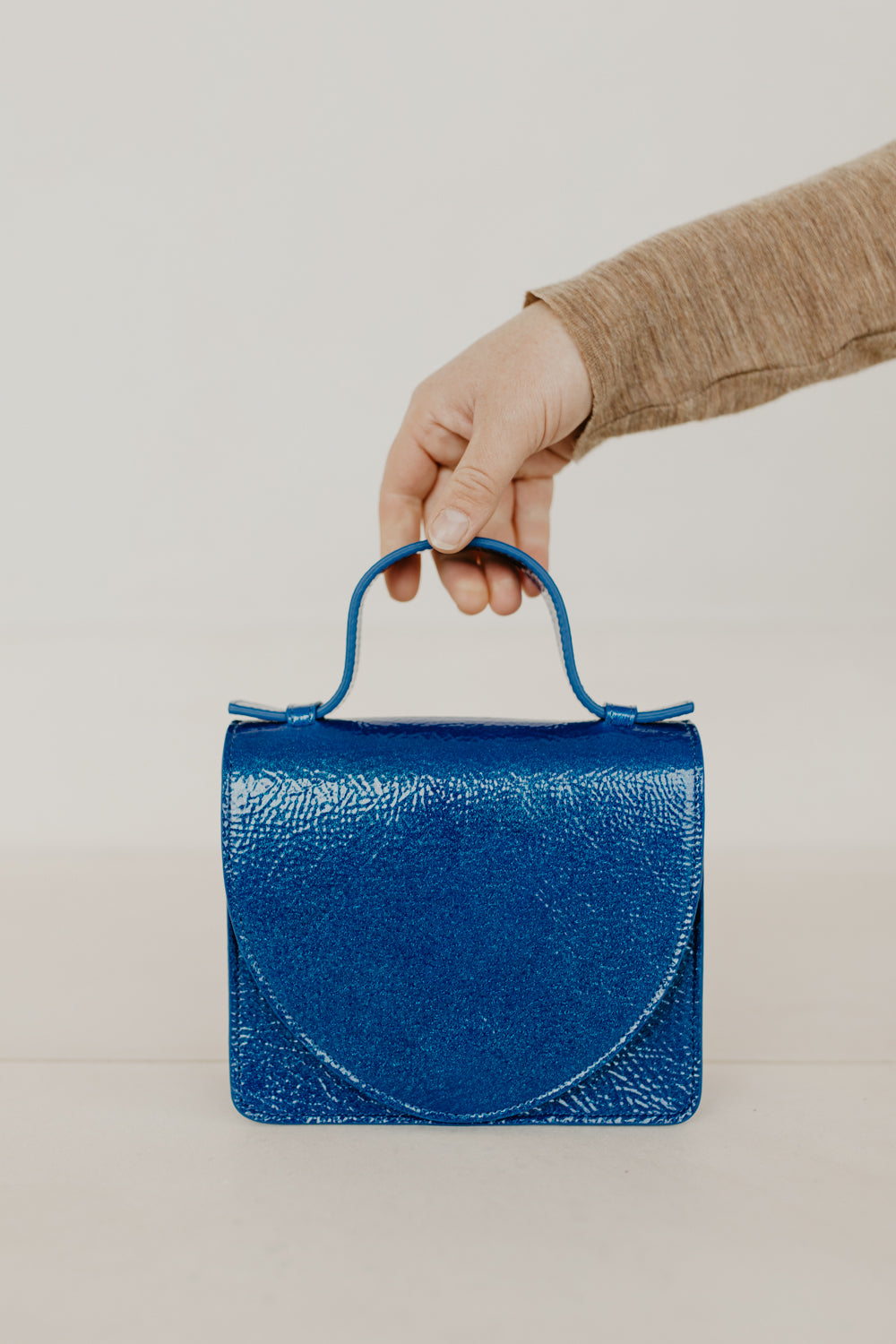 Micro Briefcase | Sapphire – Mieke Dierckx