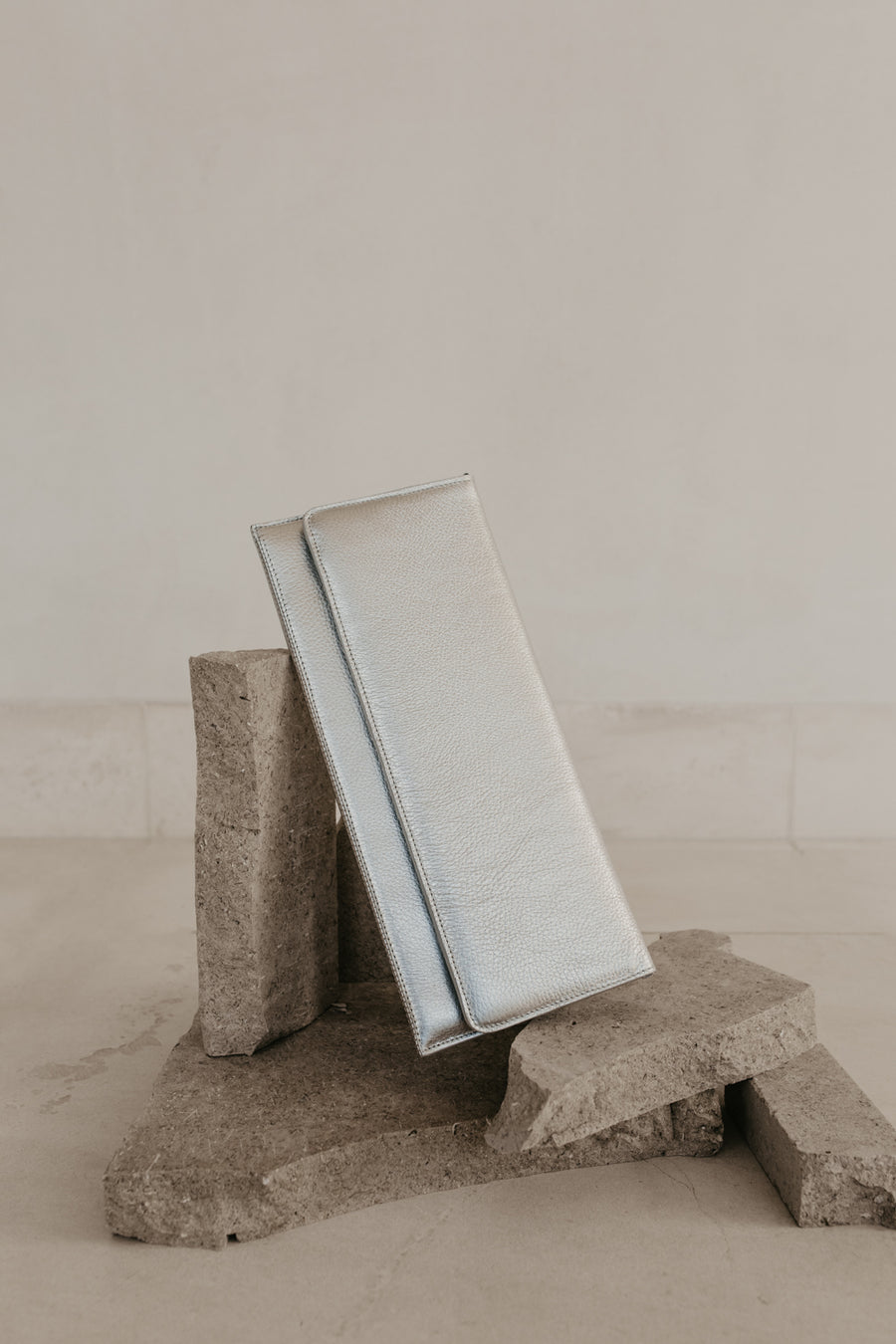 Bridal Collection | Folded Clutch Silver