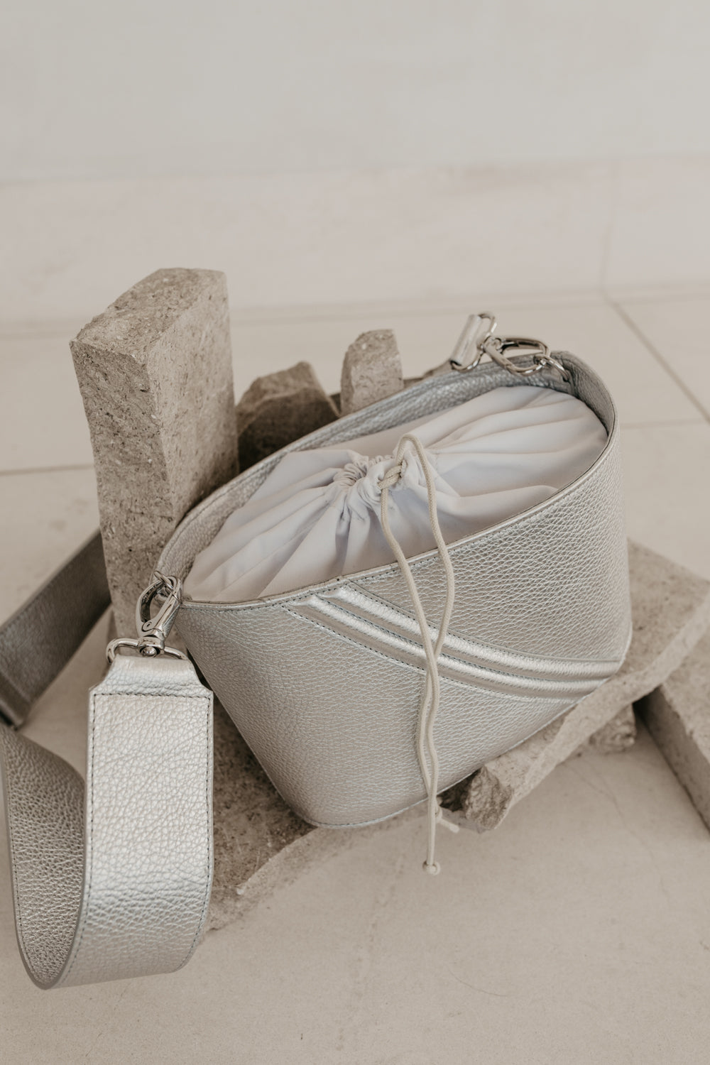 Bridal Collection | Boat Bag Silver