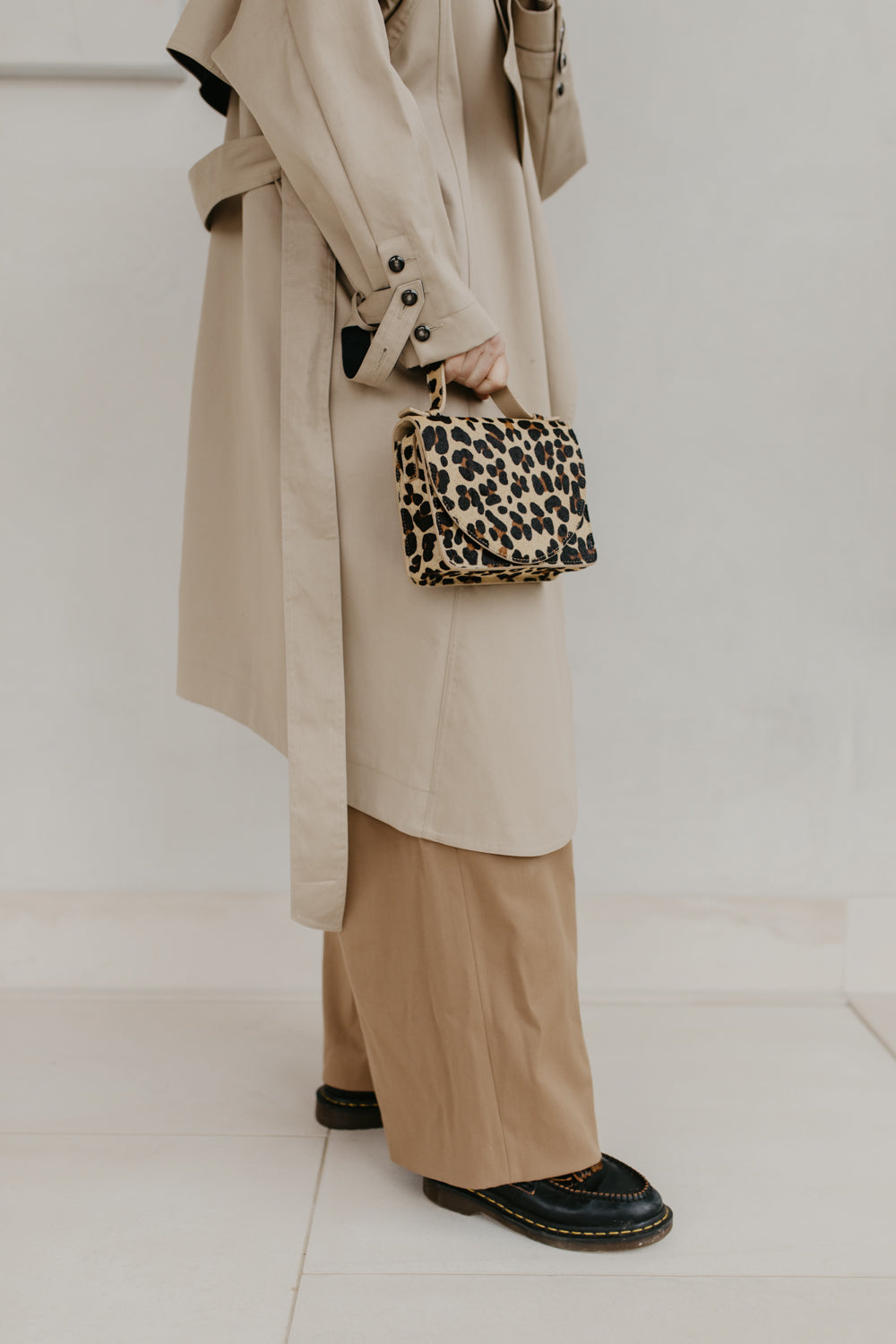 Micro Briefcase | Leopard