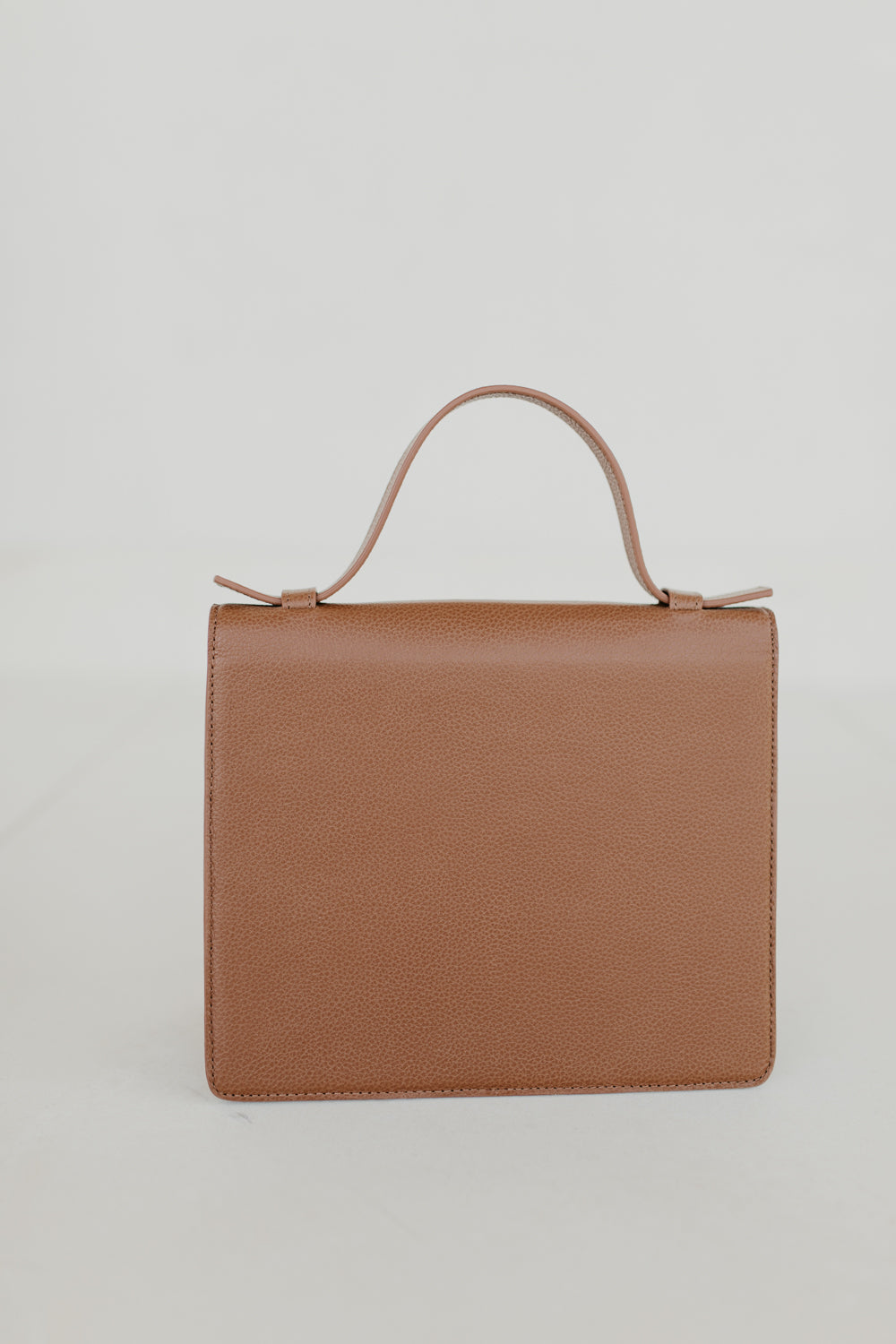 Mini Briefcase | Light Cognac Structured
