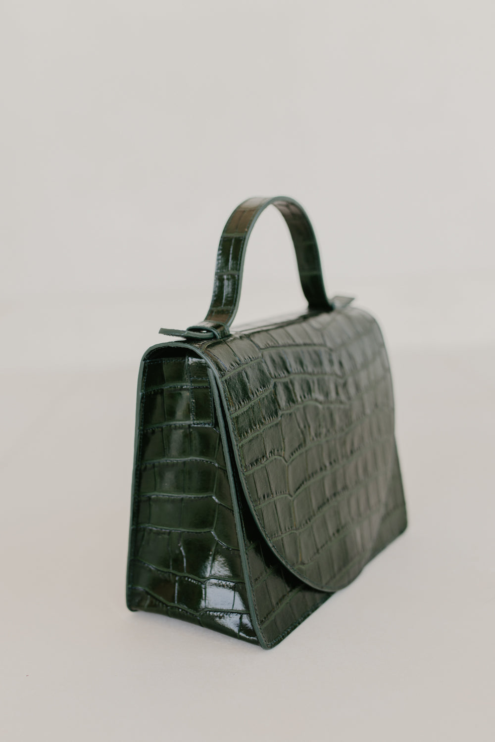 Mini Briefcase | Forest Croco
