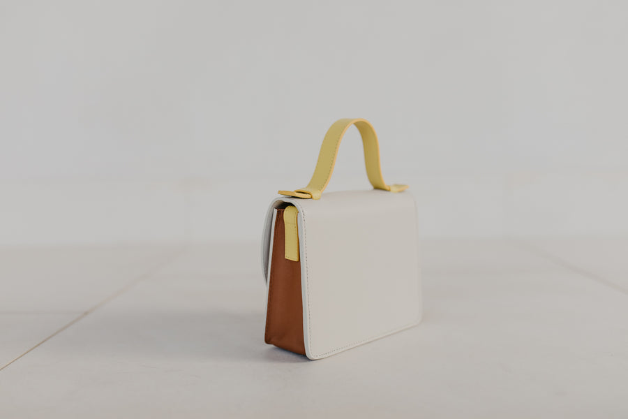 Micro Briefcase | Tricolor Limon