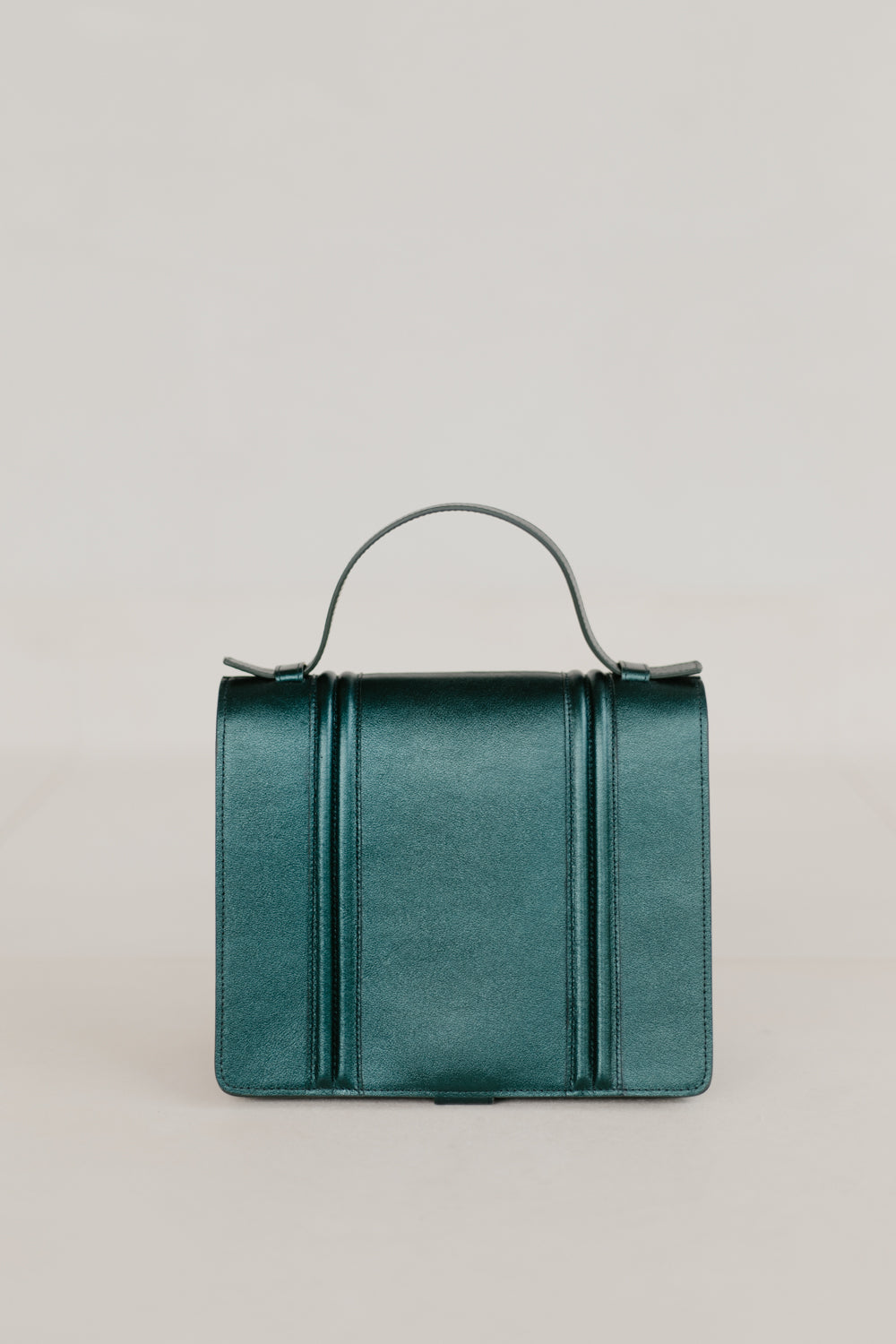 Mini Briefcase Doublé | Forest Metallic