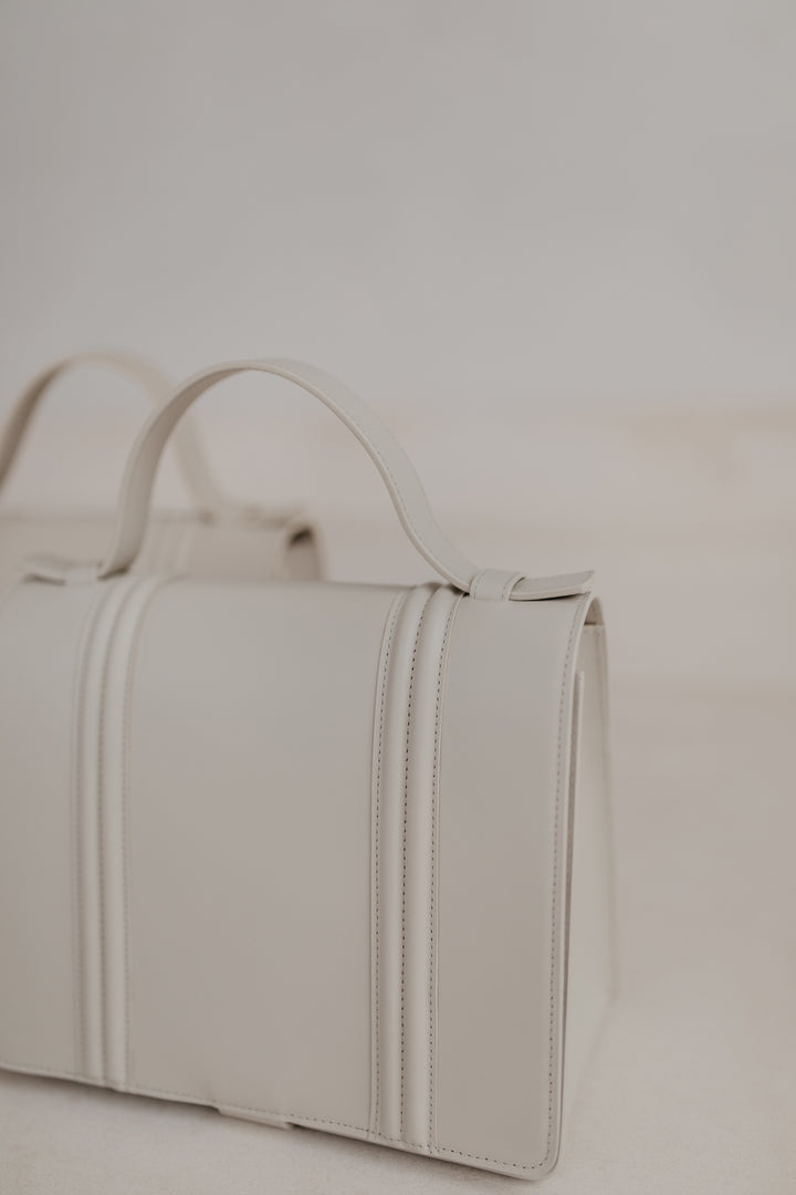 Mini Briefcase | Doublé White