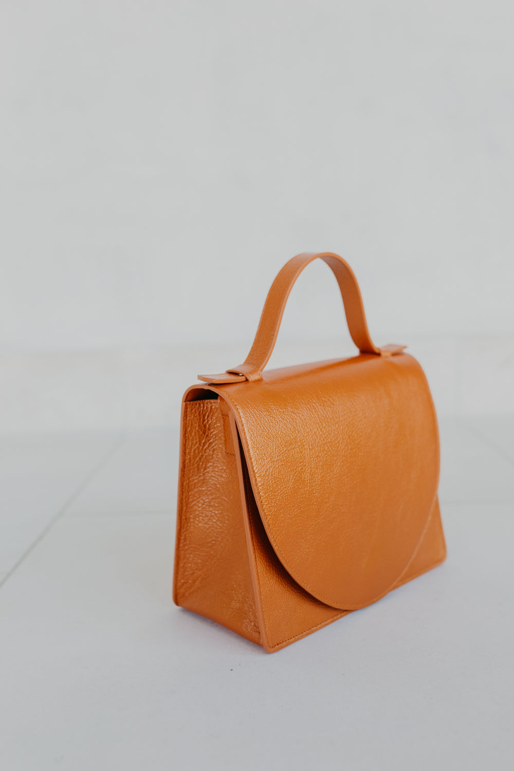 Mini Briefcase | Orange Stone