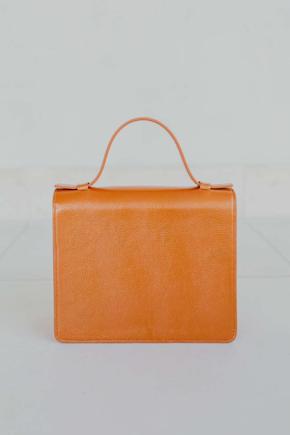 Mini Briefcase | Orange Stone