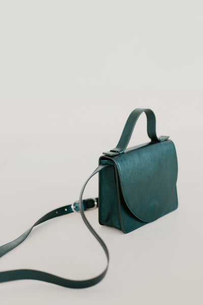 Micro Briefcase | Forest Shimmer