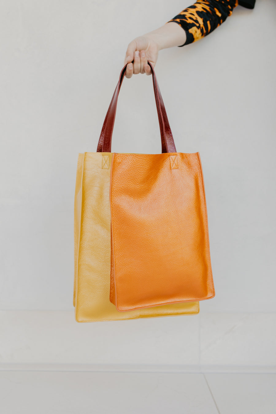 Double Shopper | Tricolor Stone