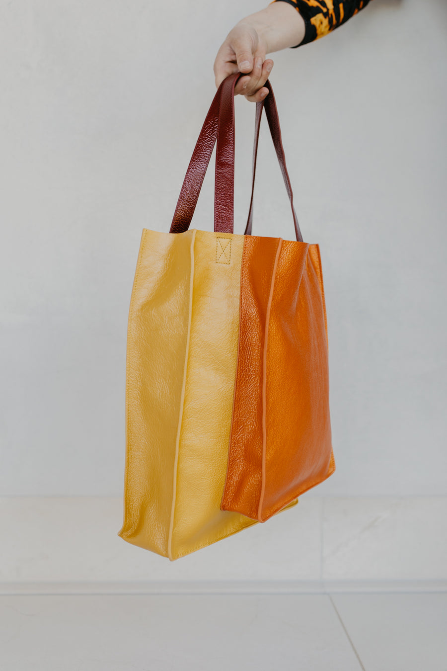 Double Shopper | Tricolor Stone
