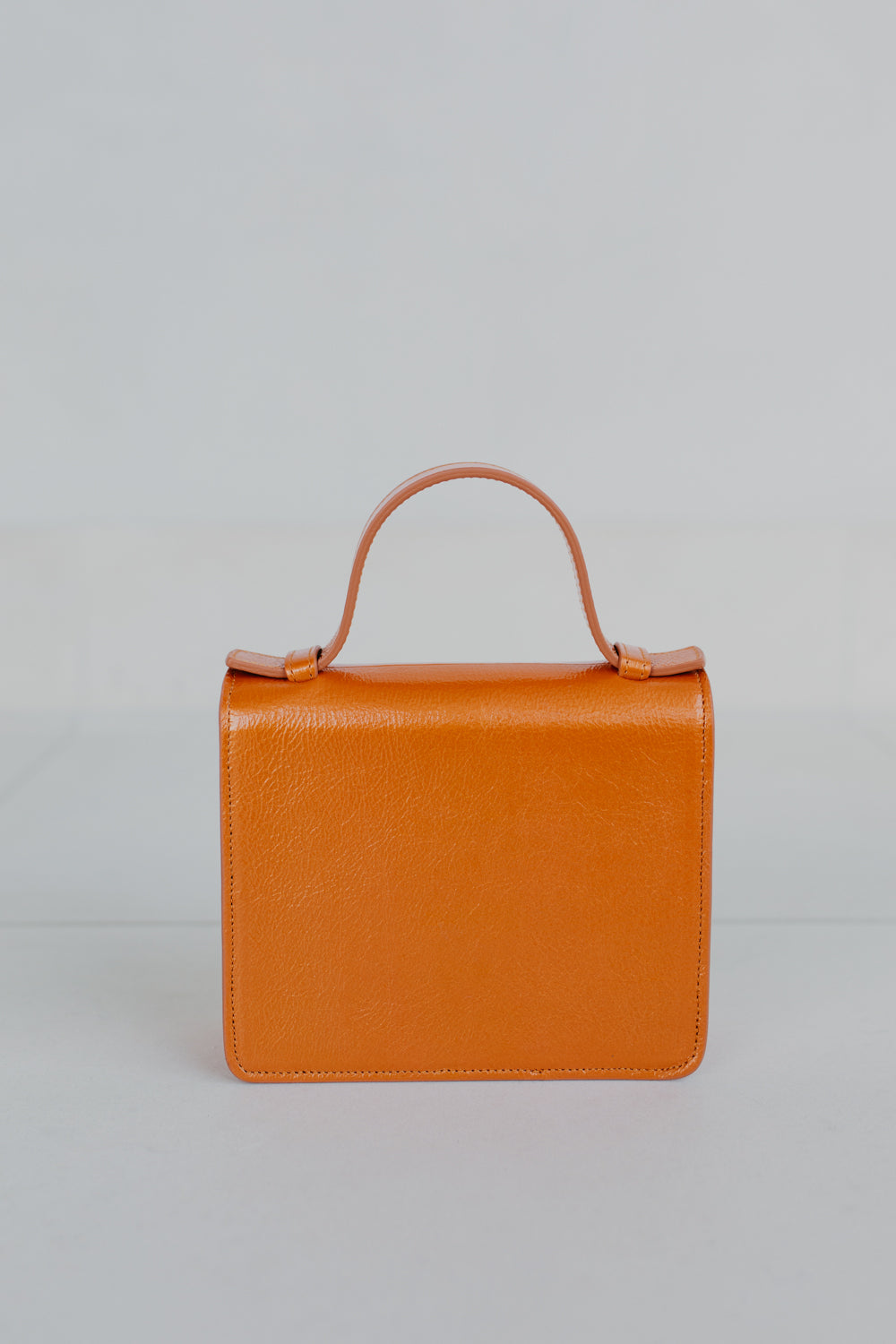 Micro Briefcase | Orange Stone