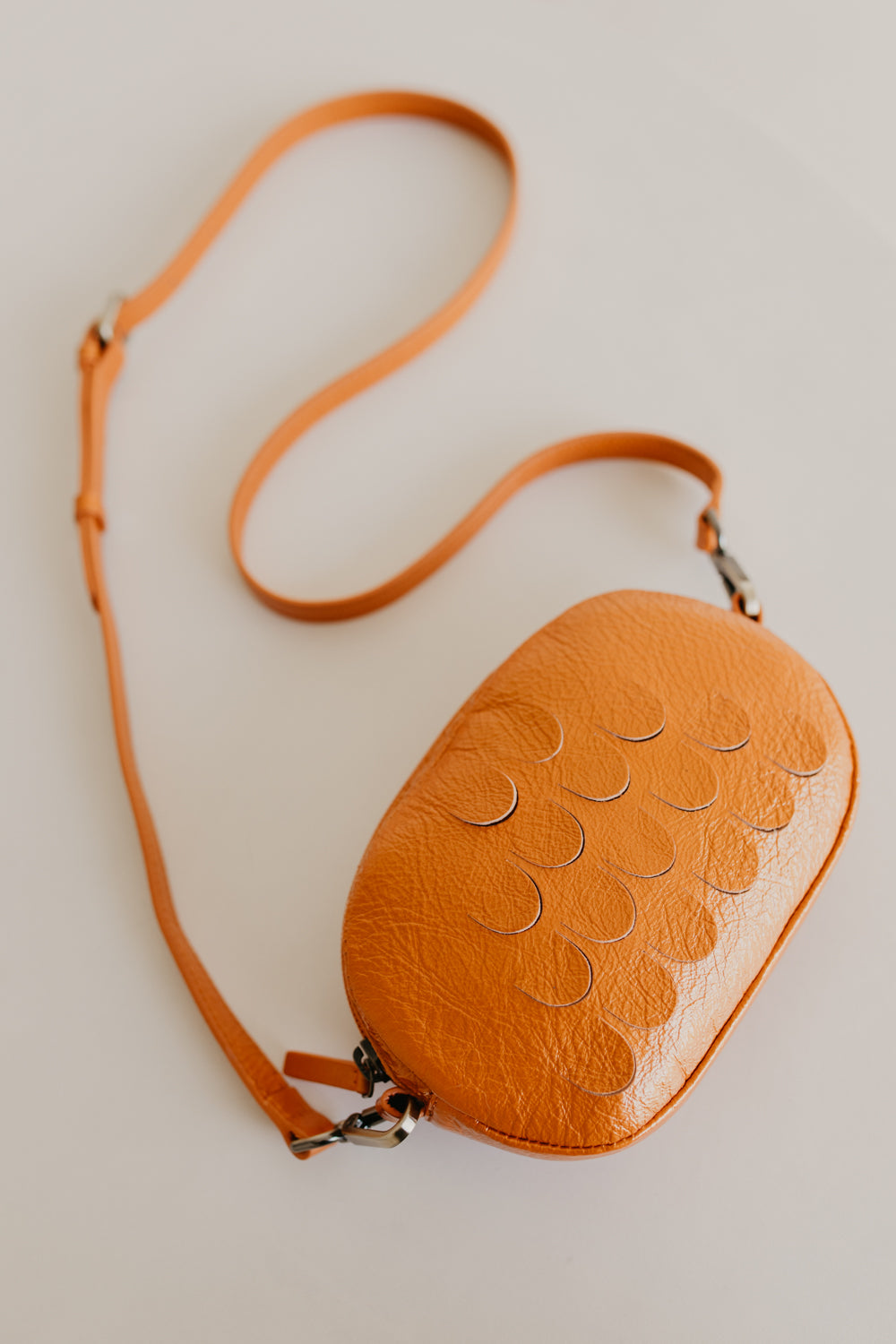Oval Mini Bag | Orange Stone