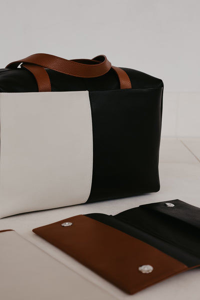 The Mommy Bag | Tricolor Structured