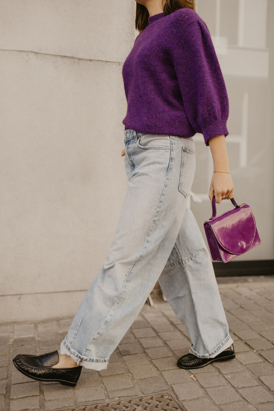 Micro Briefcase | Grape Stone