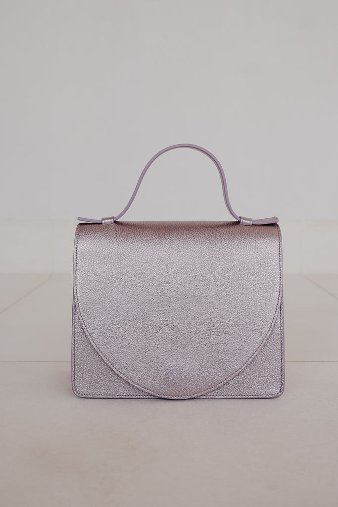 Mini Briefcase | Violet Shimmer – Mieke Dierckx