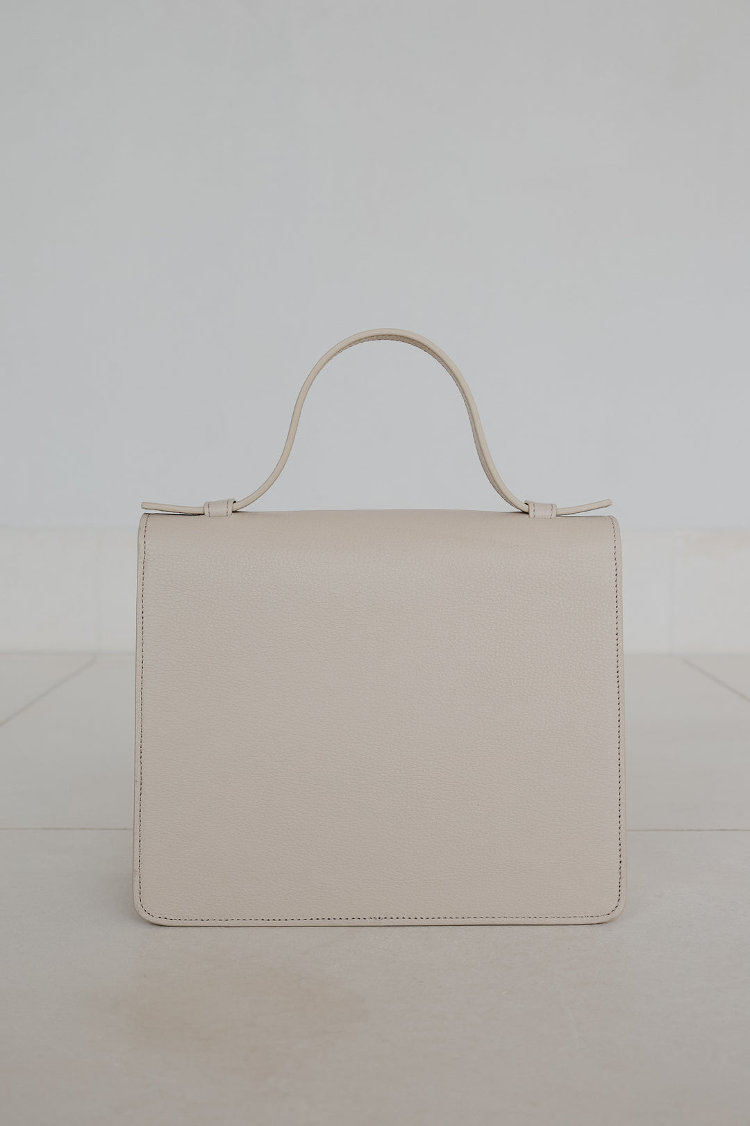 Mini Briefcase | Sand Structured