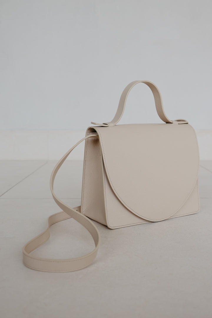 Mini Briefcase | Sand Structured