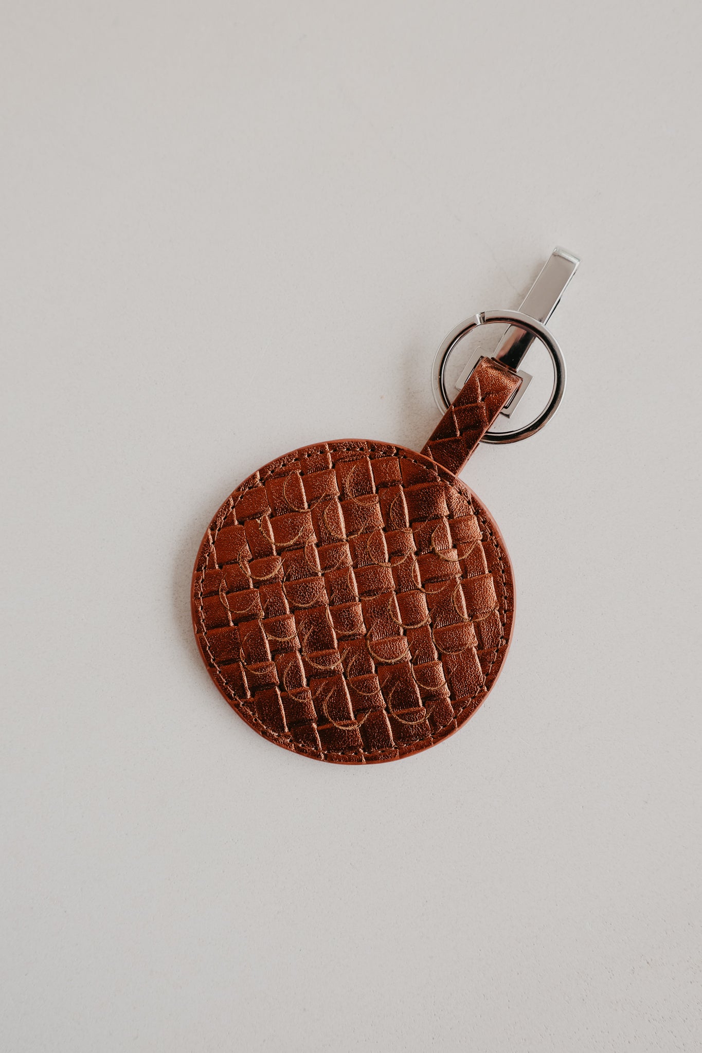 Keychain Scales | Warm Copper Woven