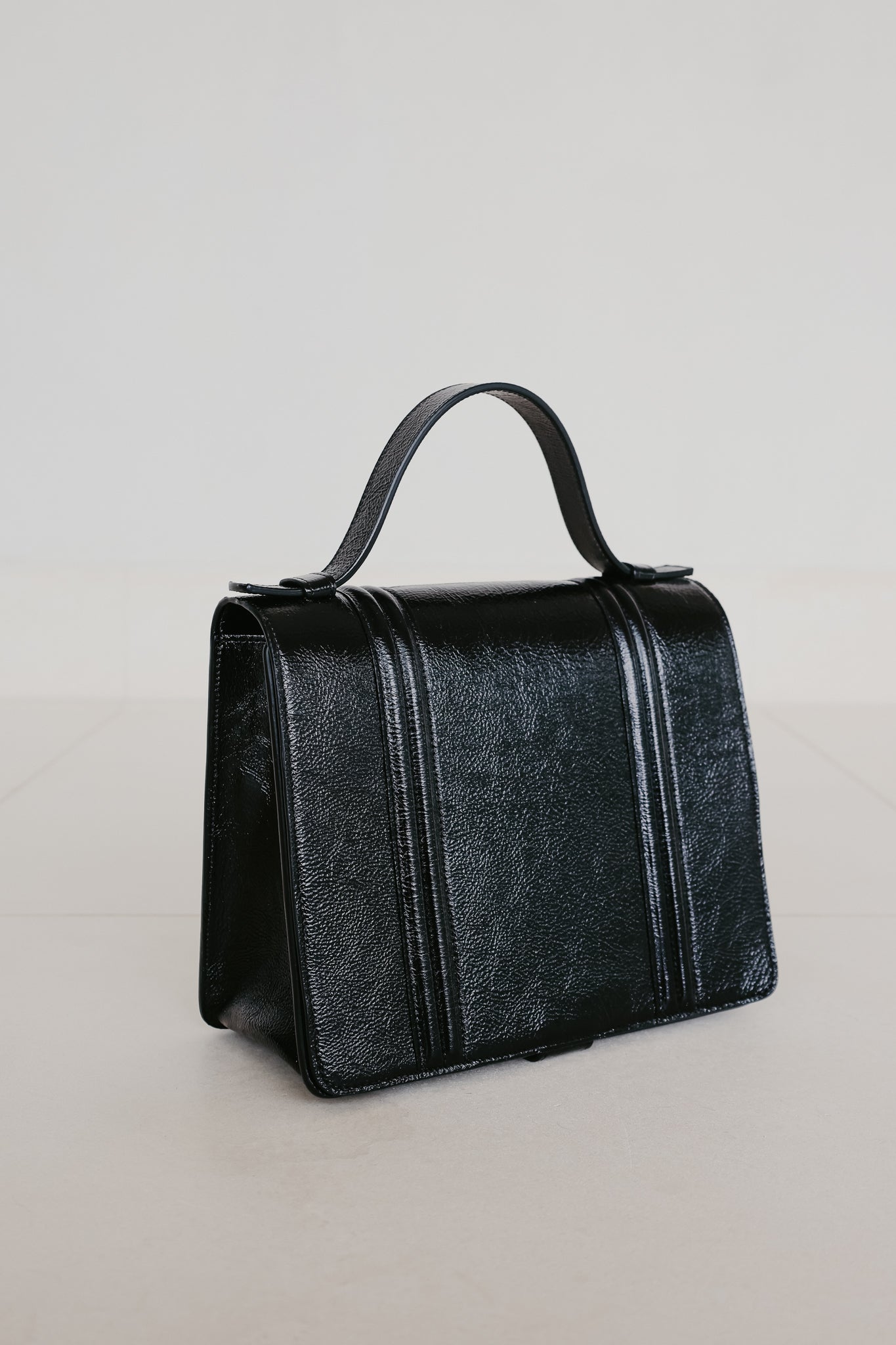 Mini Briefcase Doublé | Basalt