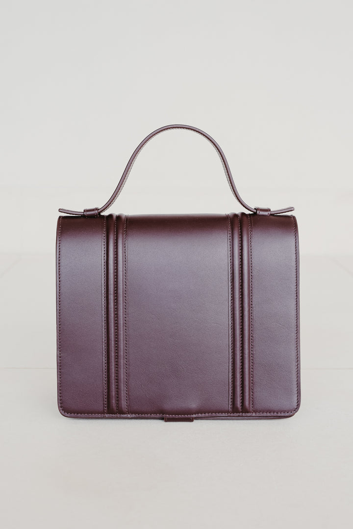 Mini Briefcase Doublé | Burgundy