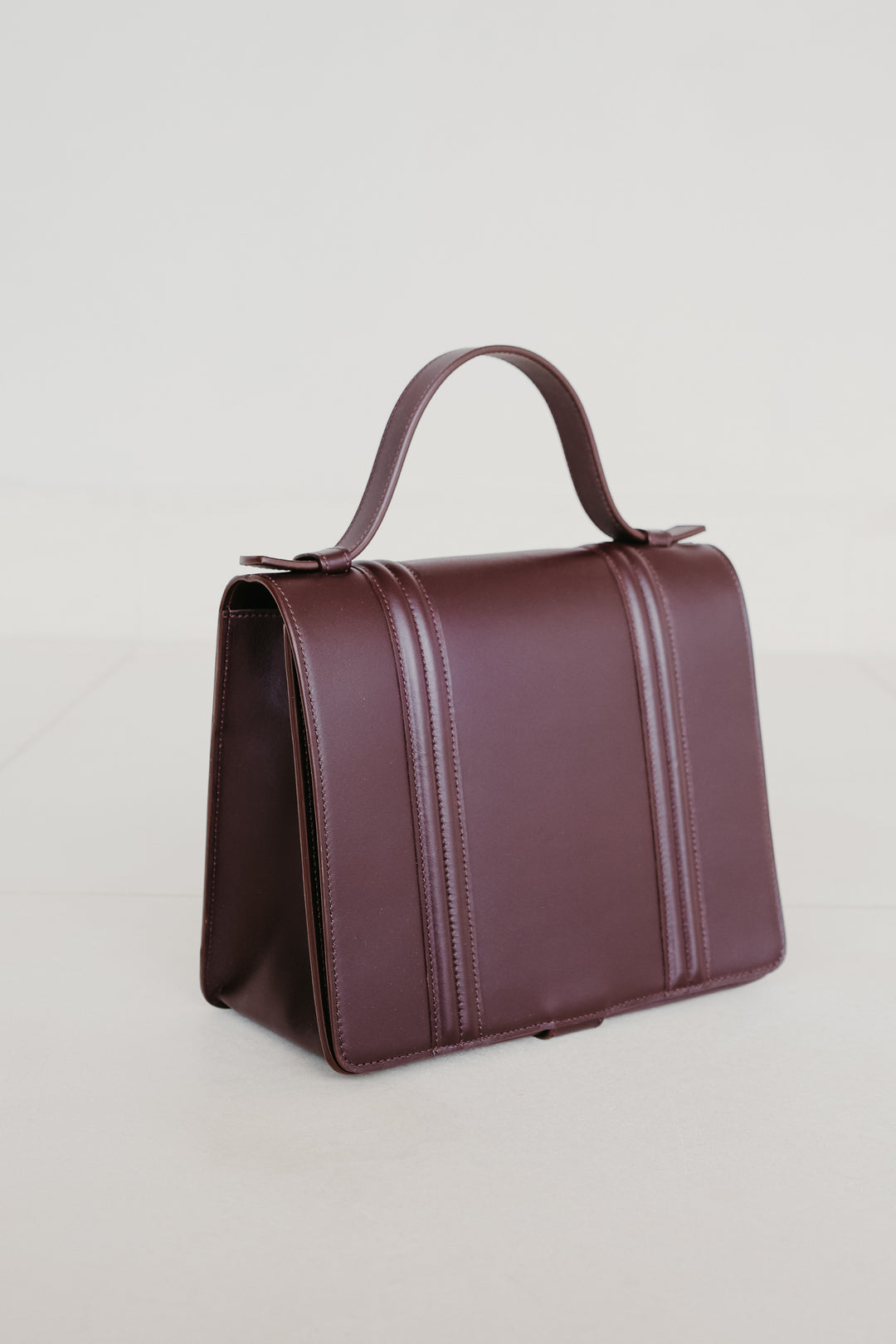 Mini Briefcase Doublé | Burgundy