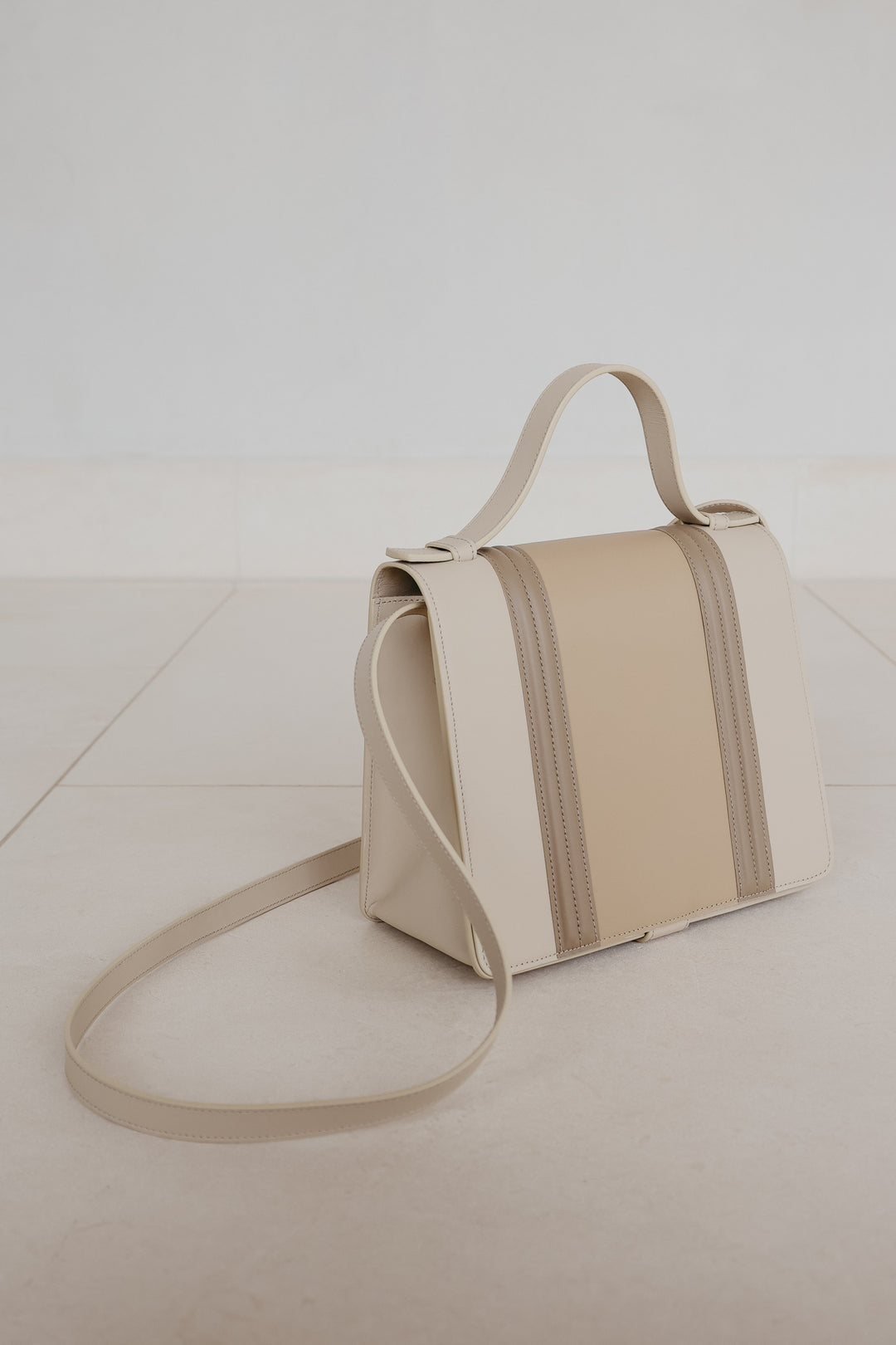 Mini Briefcase Doublé | Combi Beige