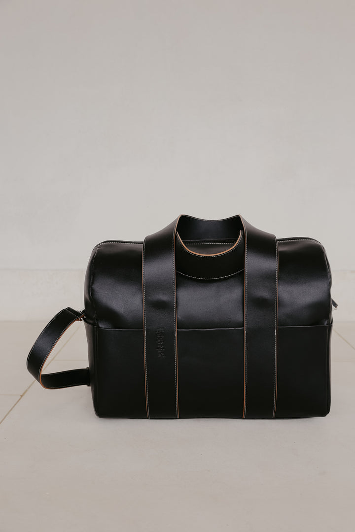 Bowling Bag XL | Stitched Tricolor Black