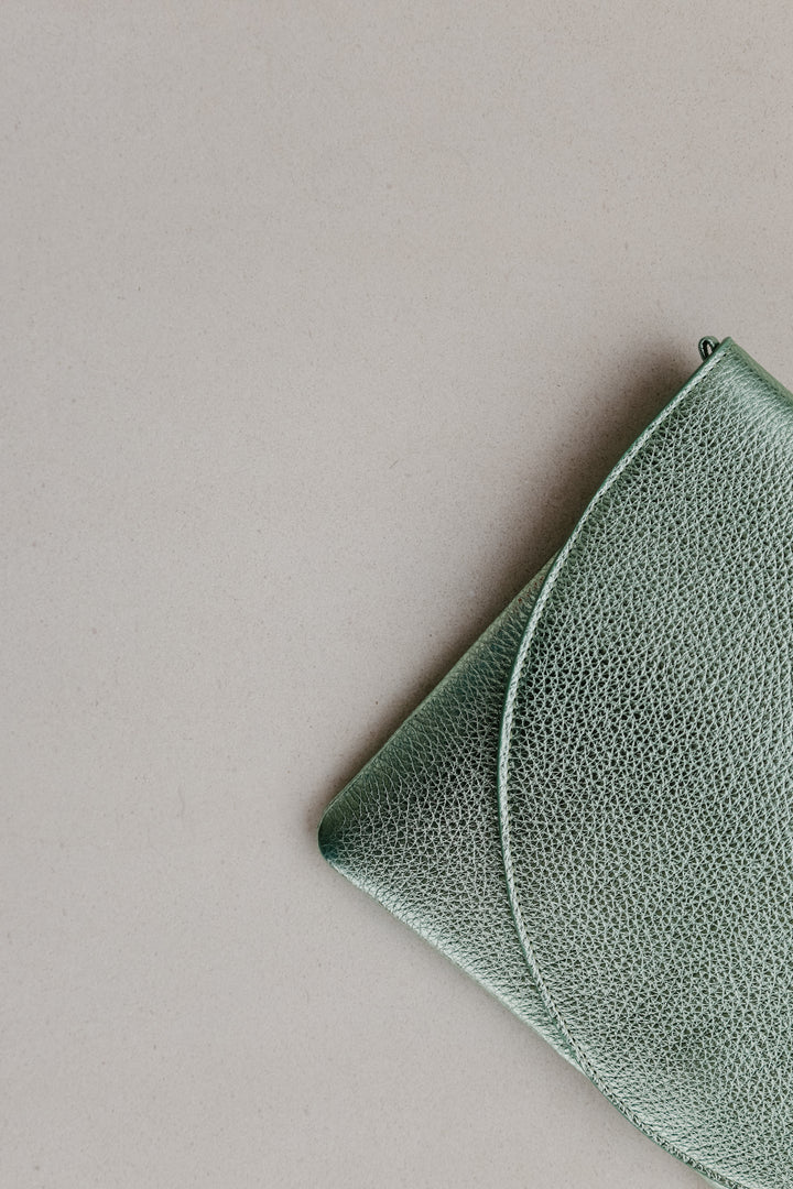 Bridal Collection | Medium Envelope Green Shimmer