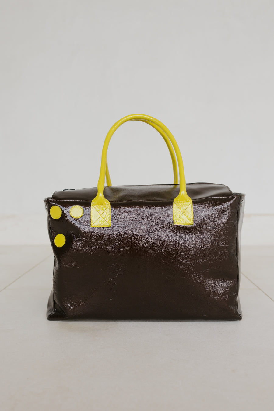 Grocery Bag | Chocolate / Limon Stone