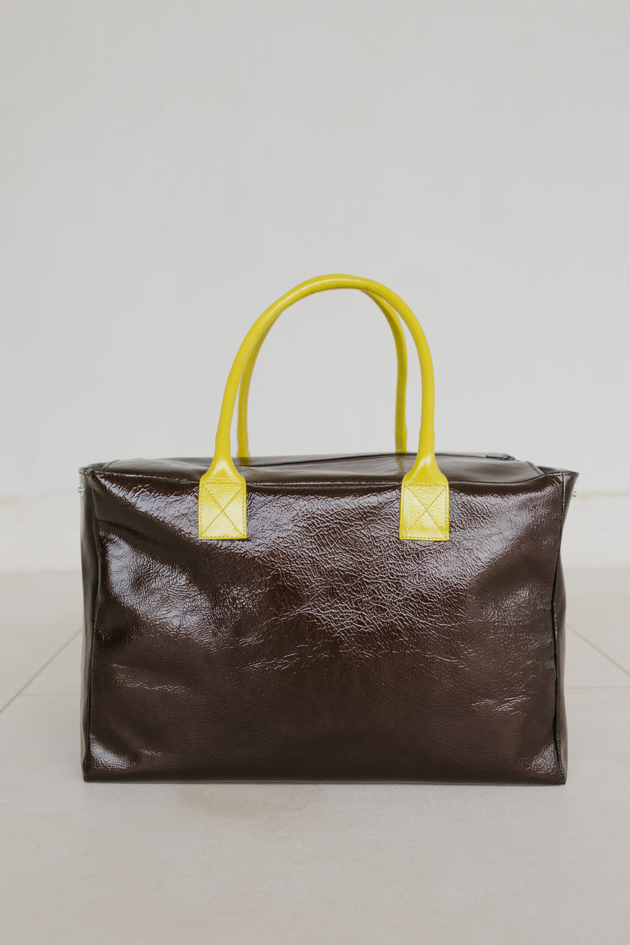 Grocery Bag | Chocolate / Limon Stone
