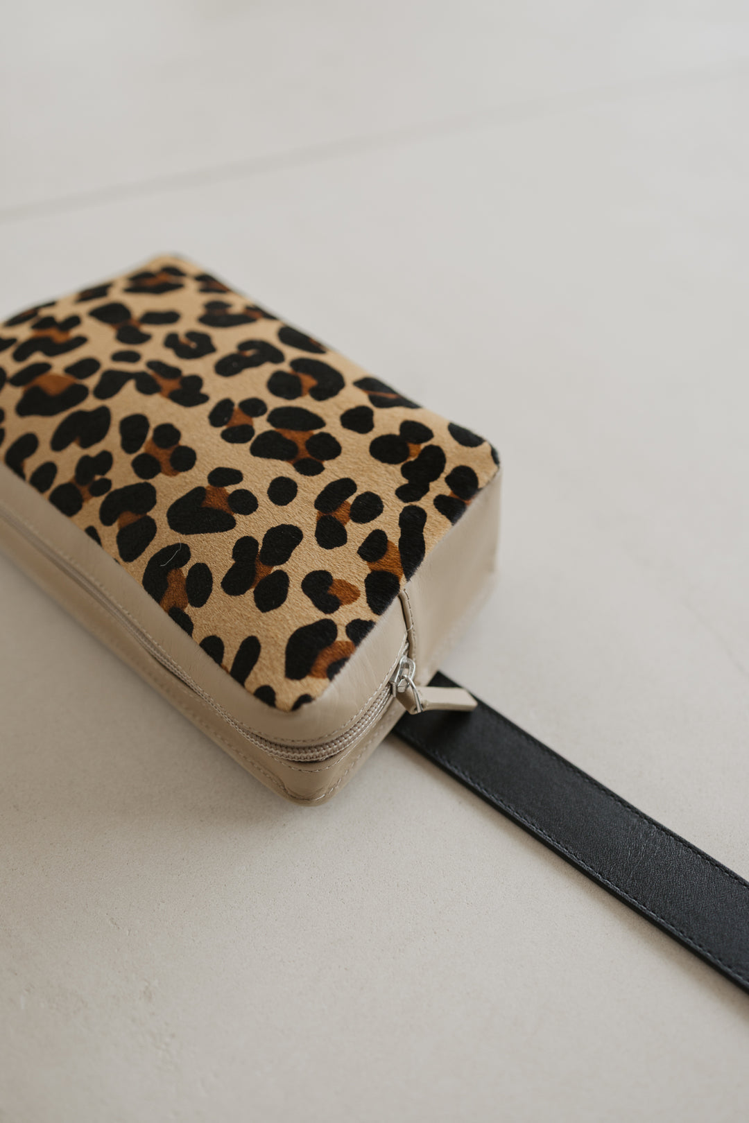 Belt Bag: Belt XL Black Pure + Trapezium Leopard