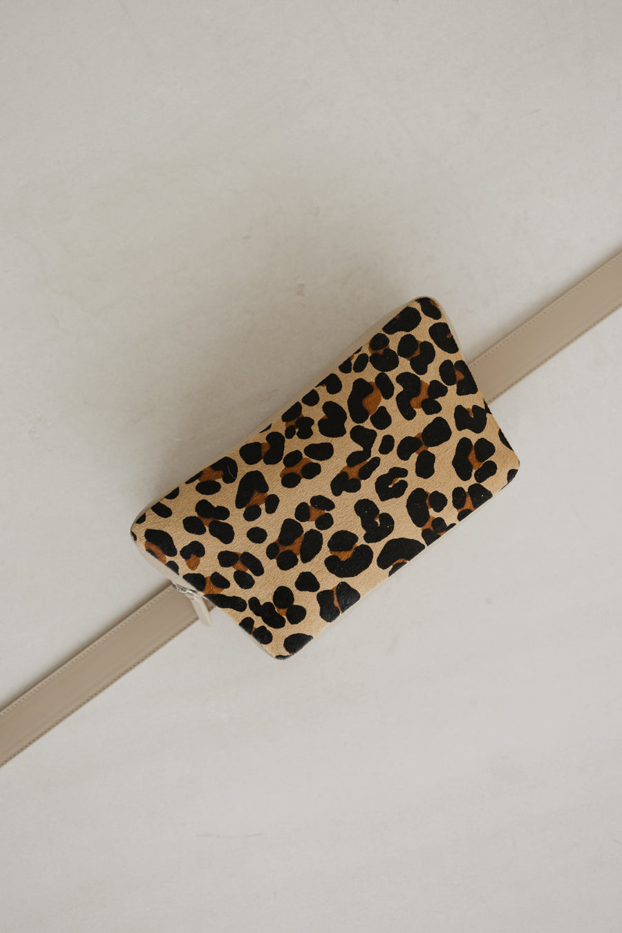 Belt Bag: Belt XL Beige + Trapezium Leopard