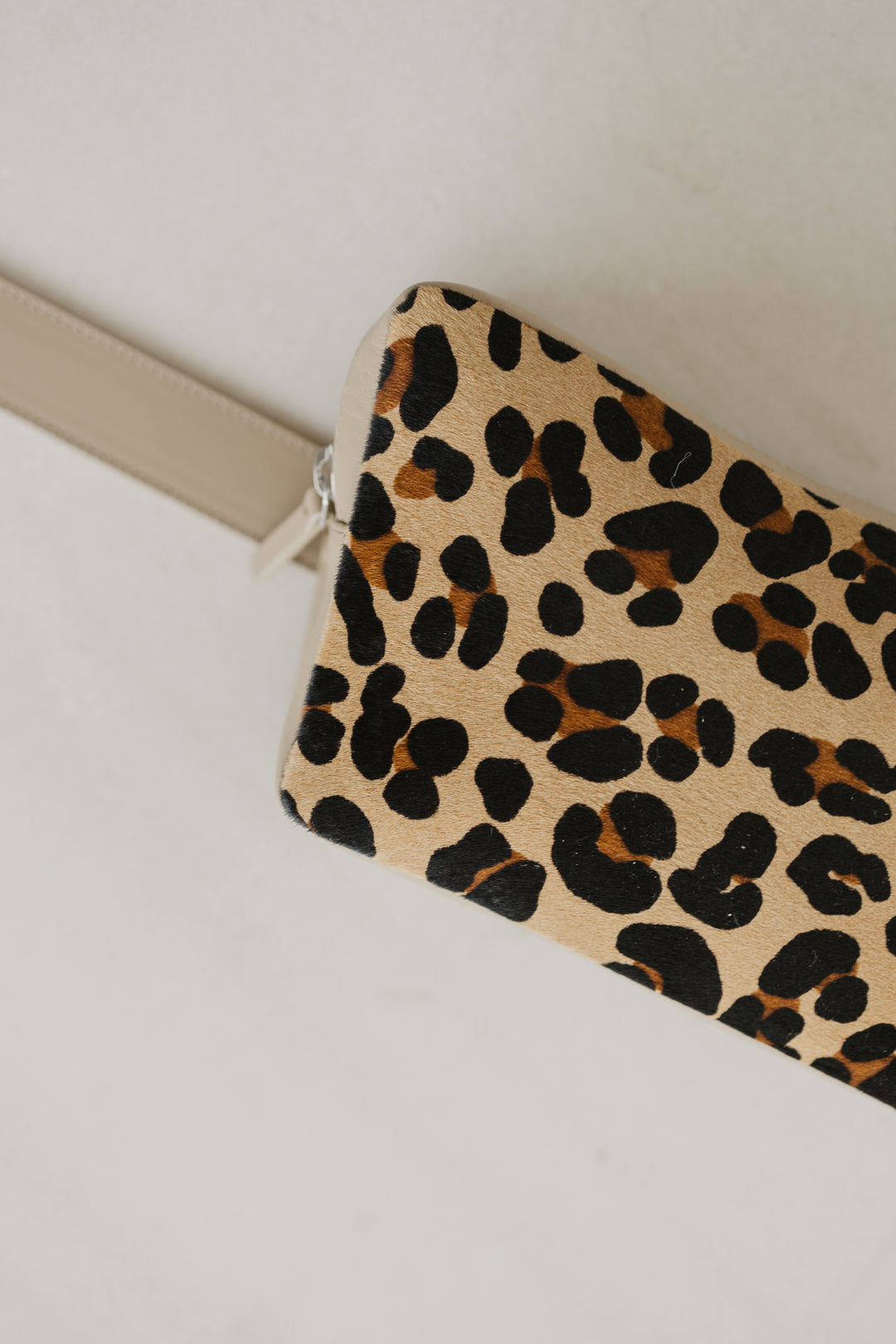 Belt Bag: Belt XL Beige + Trapezium Leopard