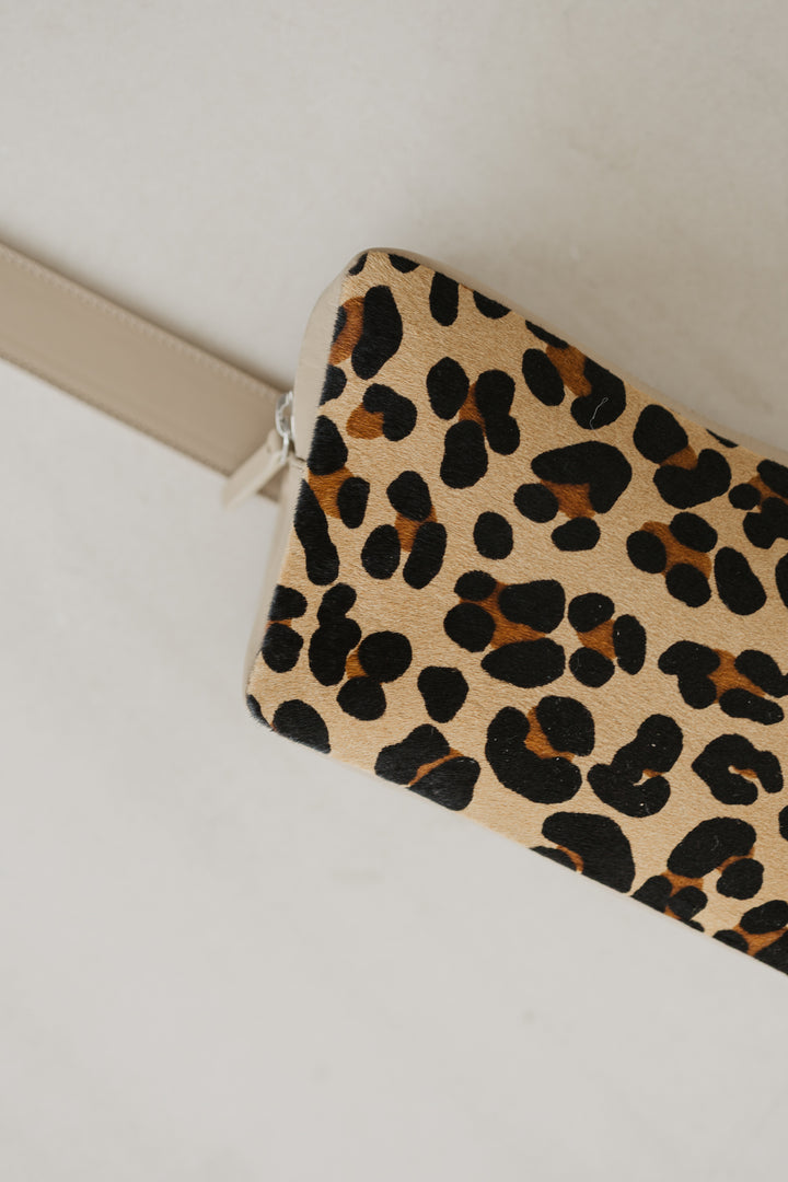 Belt Bag: Belt XL Beige + Trapezium Leopard