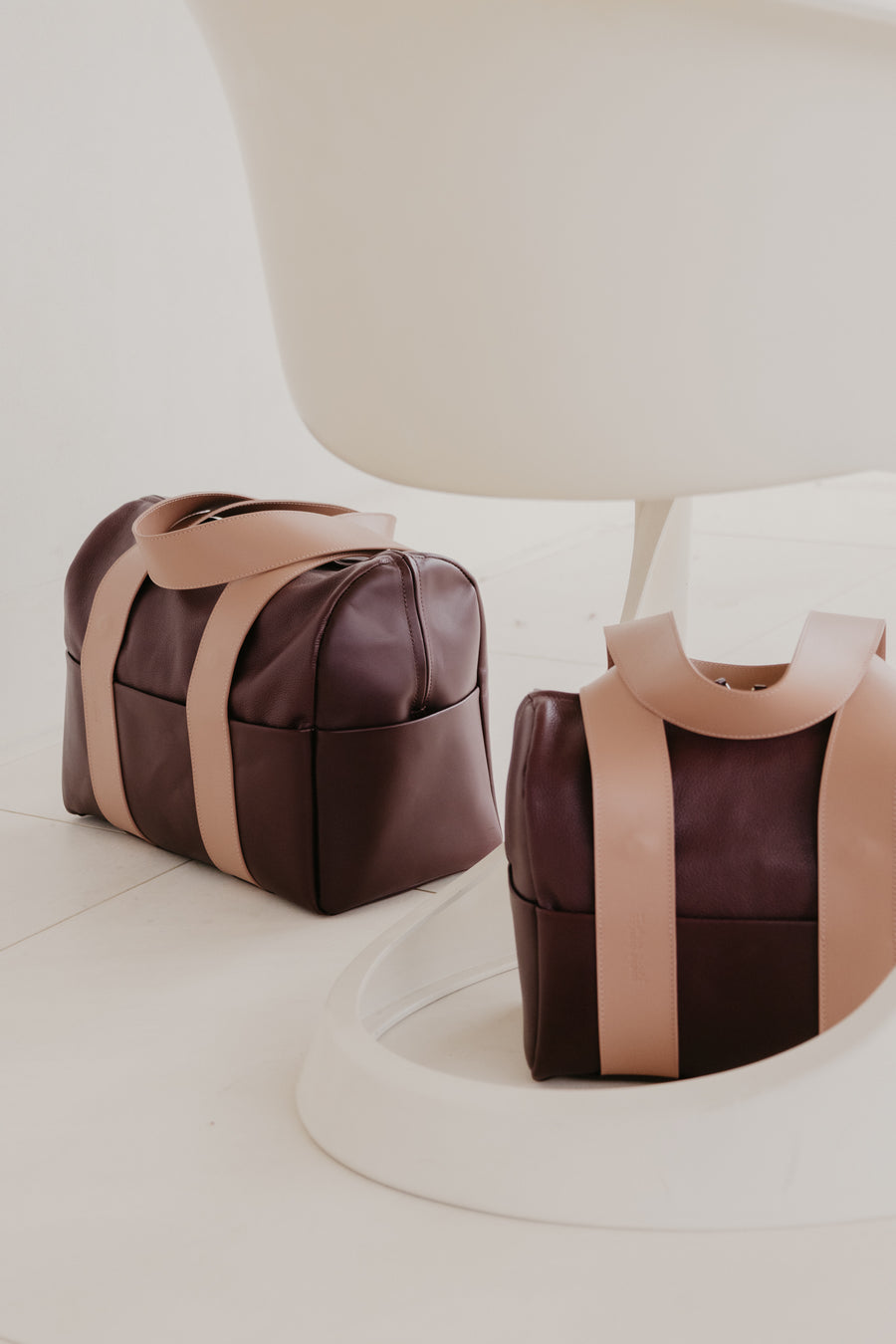 Bowling Bag XL | Burgundy / Rose