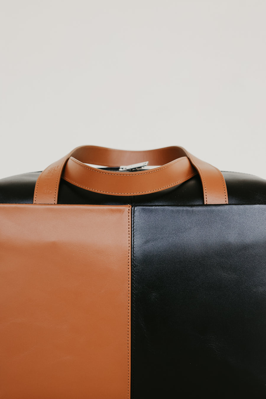 Weekender | Dark Cognac / Black