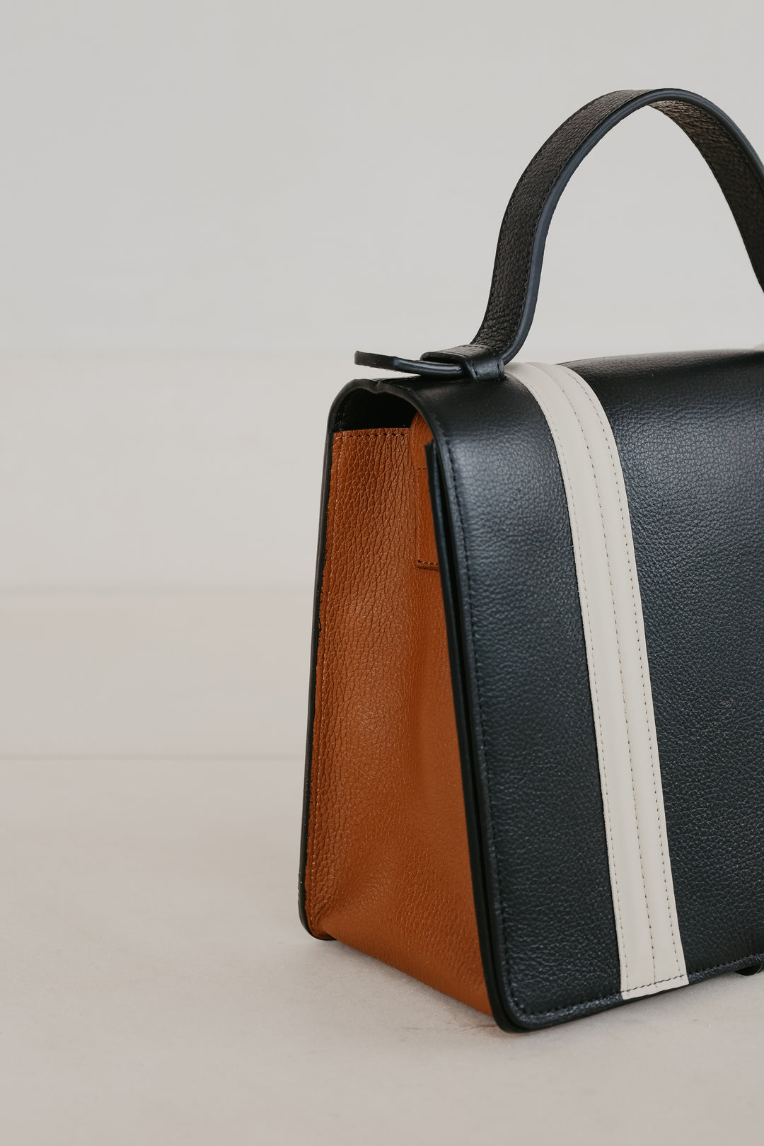 Mini Briefcase Doublé | Tricolor Structured