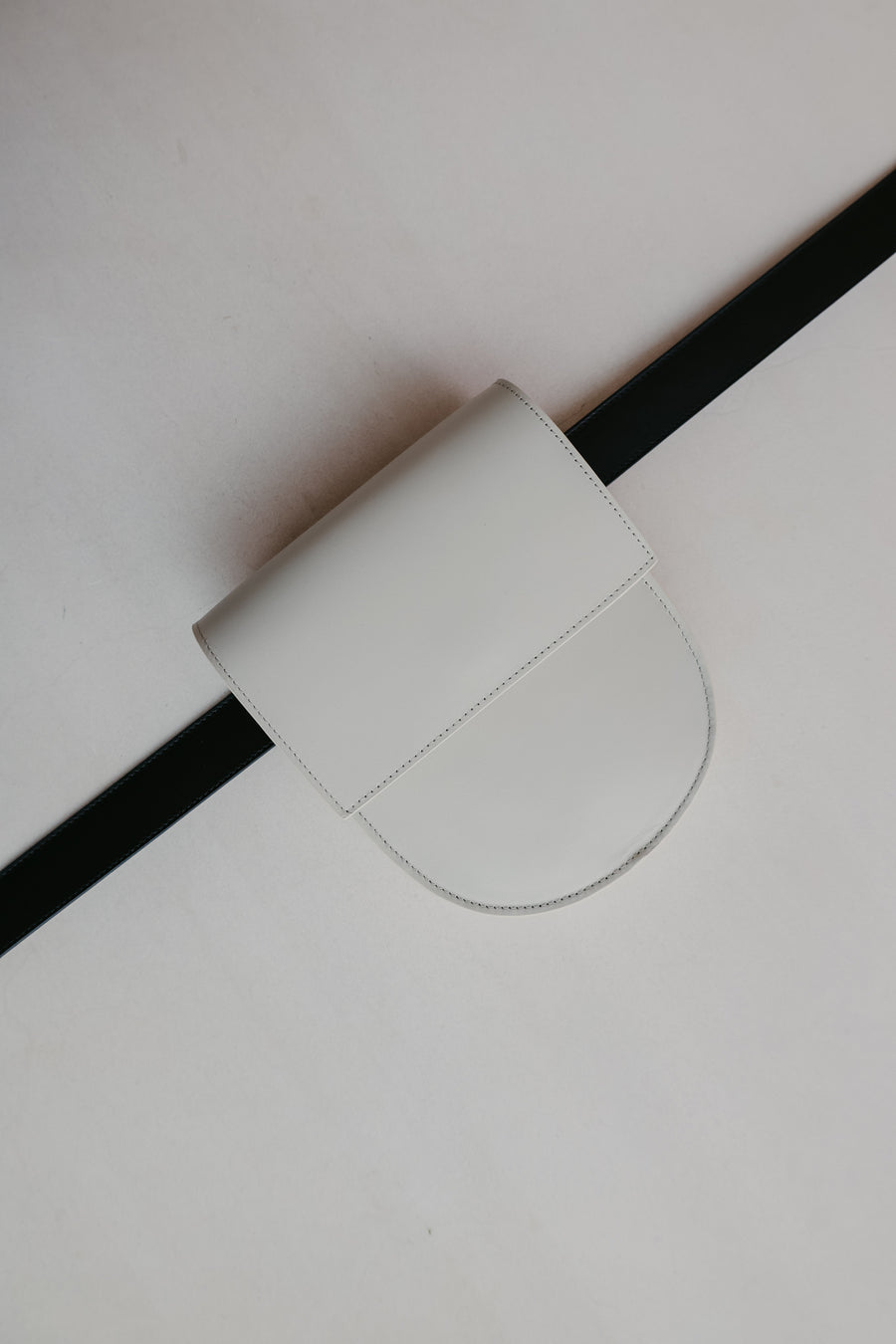 Belt Bag: Belt XL Black Pure + Half Moon White Pure