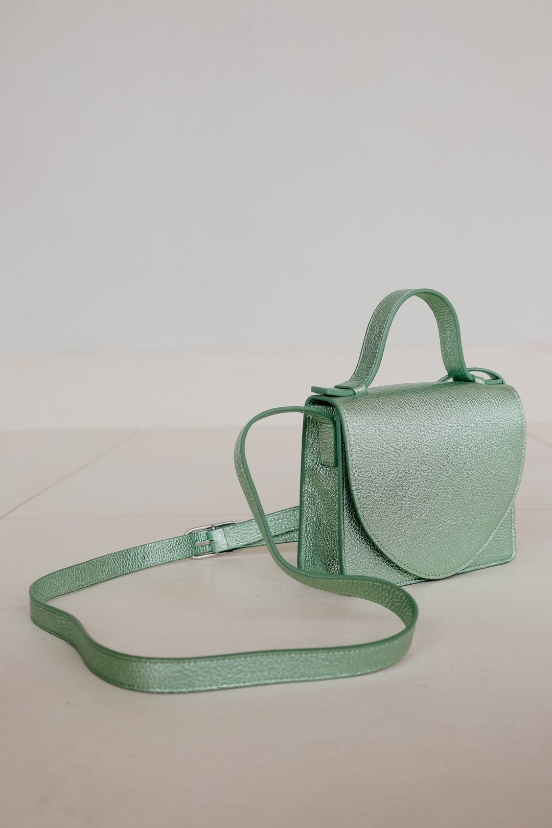 Bridal Collection  | Micro Briefcase Green Shimmer