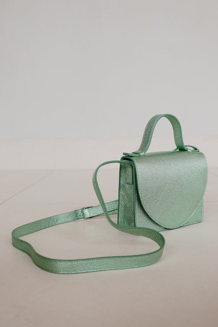 Bridal Collection  | Micro Briefcase Green Shimmer