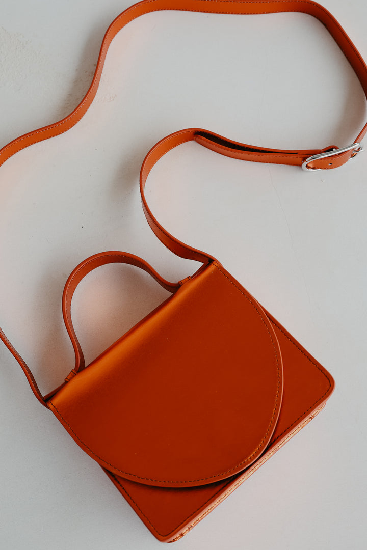 Micro Briefcase | Naranja Shimmer