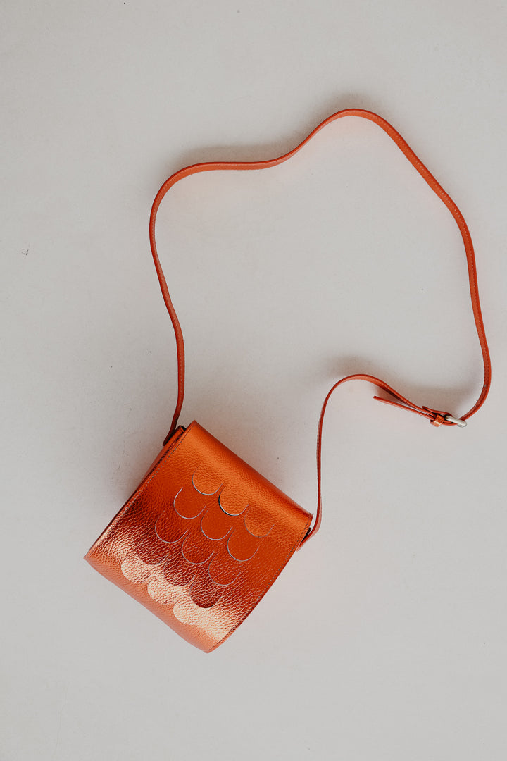 Mini Scales | Naranja Shimmer structured