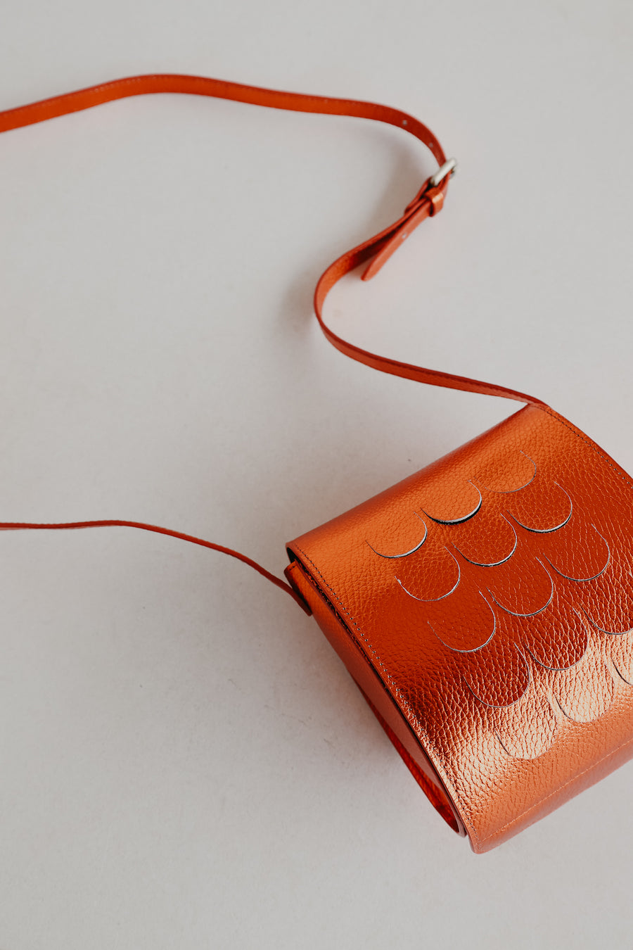 Mini Scales | Naranja Shimmer structured