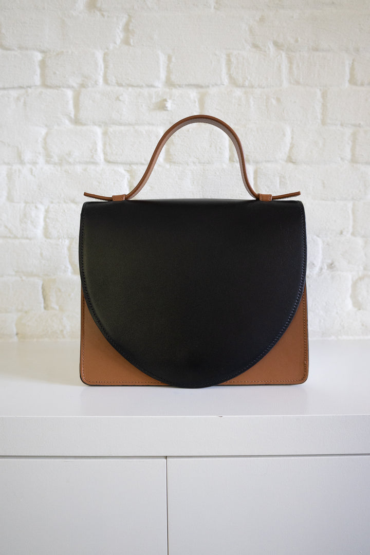 SS. Mini Briefcase Tricolor Cognac II