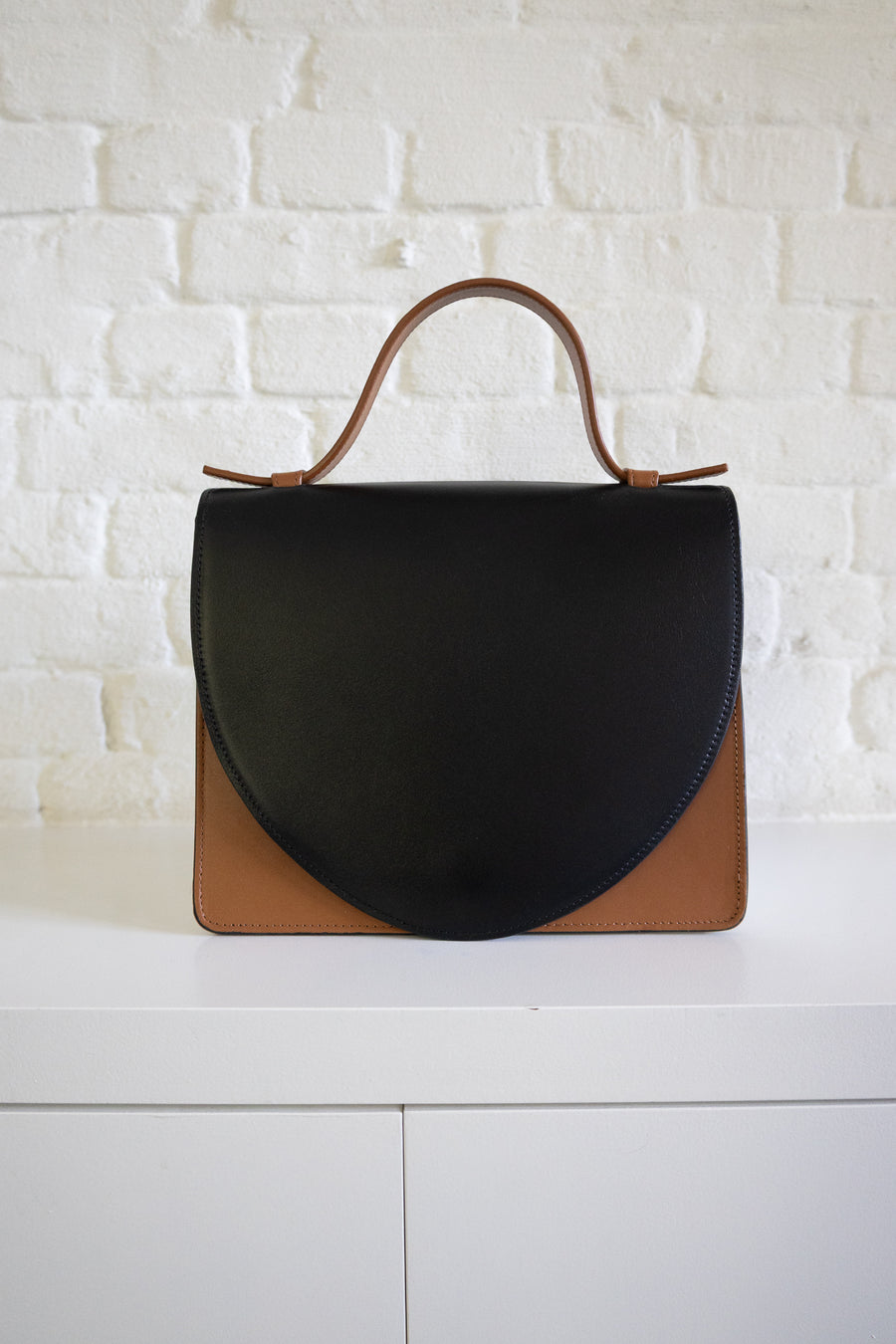 SS. Mini Briefcase Tricolor Cognac II