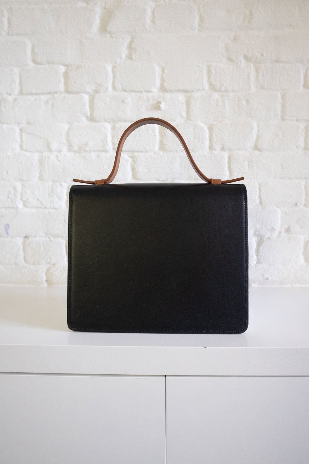 SS. Mini Briefcase Tricolor Cognac II
