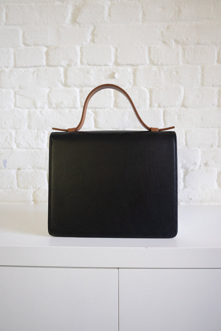 SS. Mini Briefcase Tricolor Cognac II
